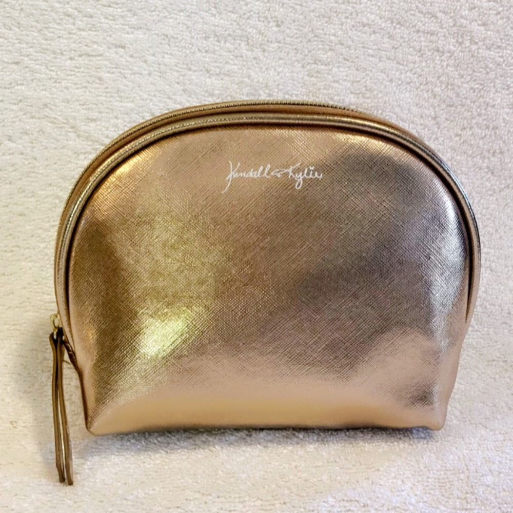 Kendall + Kylie Metallic Dome Cosmetic Bag Gem